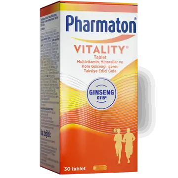 Pharmaton Vitality Ginseng İçeren Multivitamin 30 Tablet