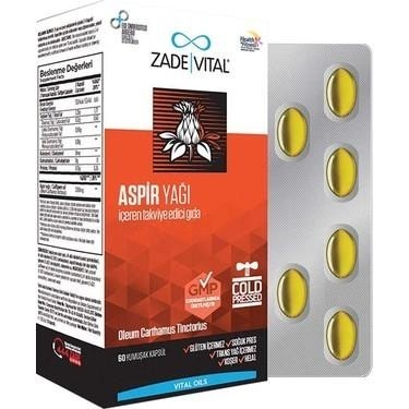 Zade Vital Safflower Oil Yumuşak Kapsül 60 Kapsül