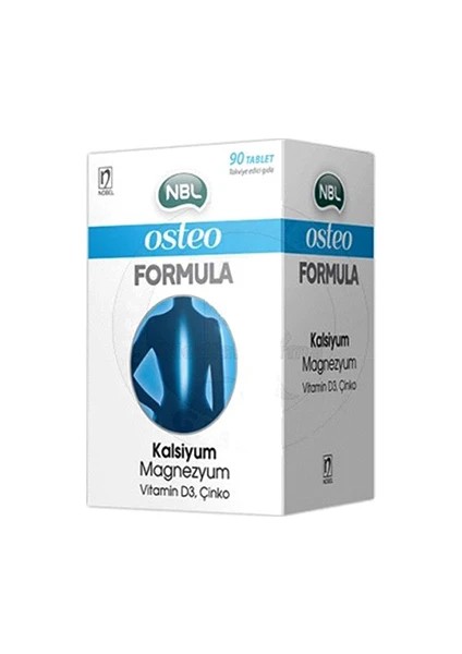 NBL Osteo Formula Magnezyum D Vitamini Kemik Sağlığı 90 Tablet