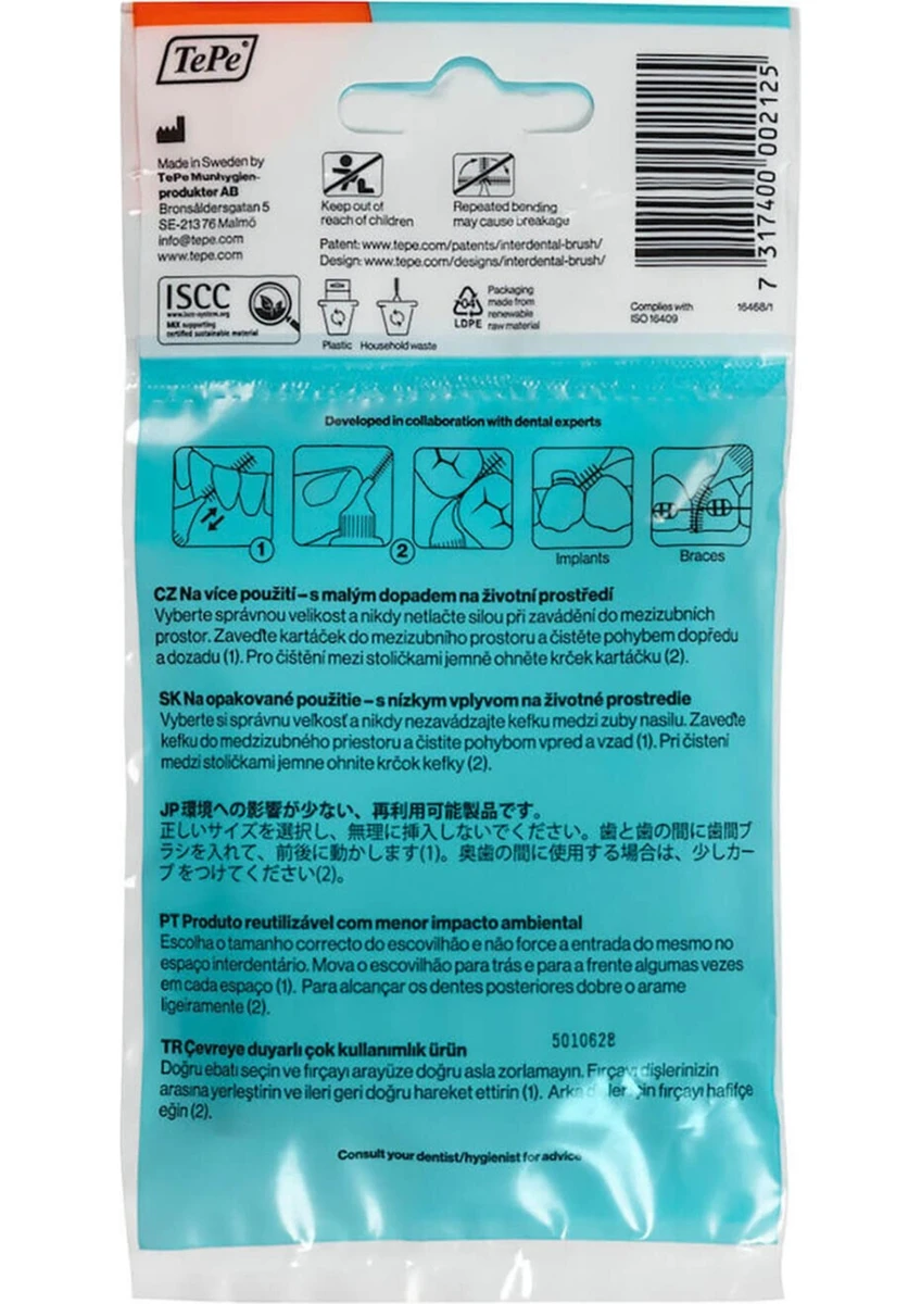 Tepe T102 Arayüz Fırça Turuncu 0.45 mm 8 li