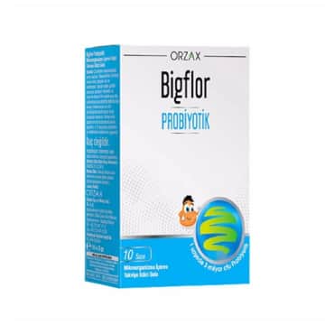 Bigflor Probiyotik Saşe, Probiyotik Mikroorganizma İçeren Takviye Edici Gıda 10 Saşe