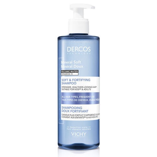 Vichy Dercos Mineral Hassas Saçlar İçin Şampuan 400 ml İndirimli
