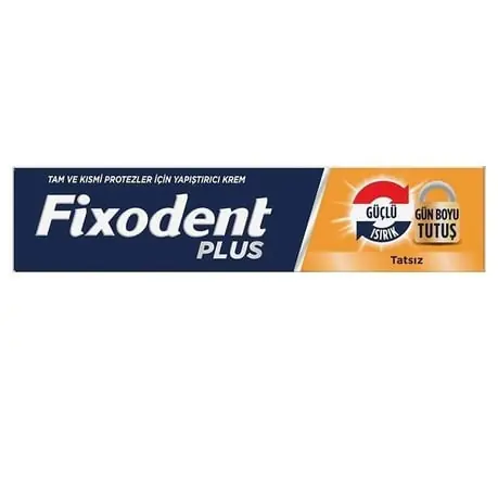 Fixodent Plus Protez Yapıştırıcı Krem 40 gr ürün ambalajı