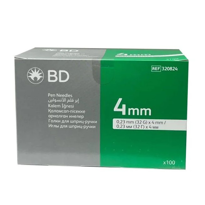 BD İNSÜLİN KALEMİ İĞNE UCU 4 MM (32G) 100 ADET