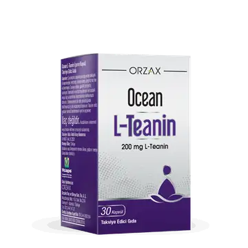 Orzax Ocean L-Teanin 200 mg Rahatlama Odaklanma 30 Kapsül