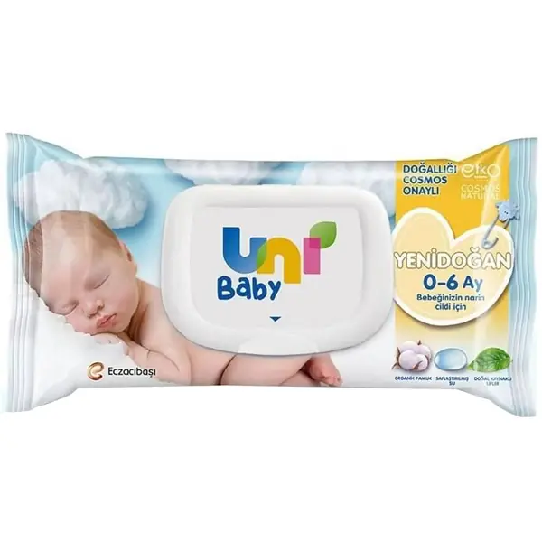 Uni Baby Islak Mendil Yenidoğan 0-6 Ay 3'lü içerik ve bileşen bilgileri