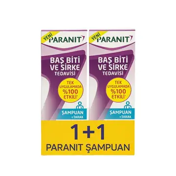 Paranit Bit Şampuanı 100 ml 2'li Paket ürün ambalajı