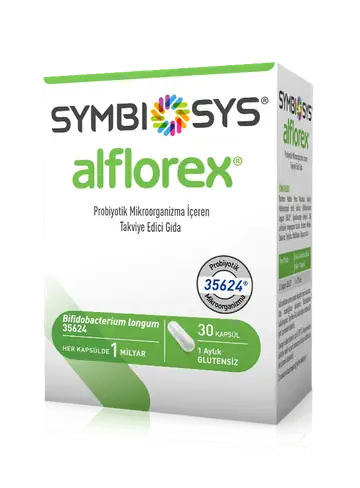 Symbiosys Alflorex Kapsül Probiyotik Mikroorganizma Takviyesi 30 Kapsül