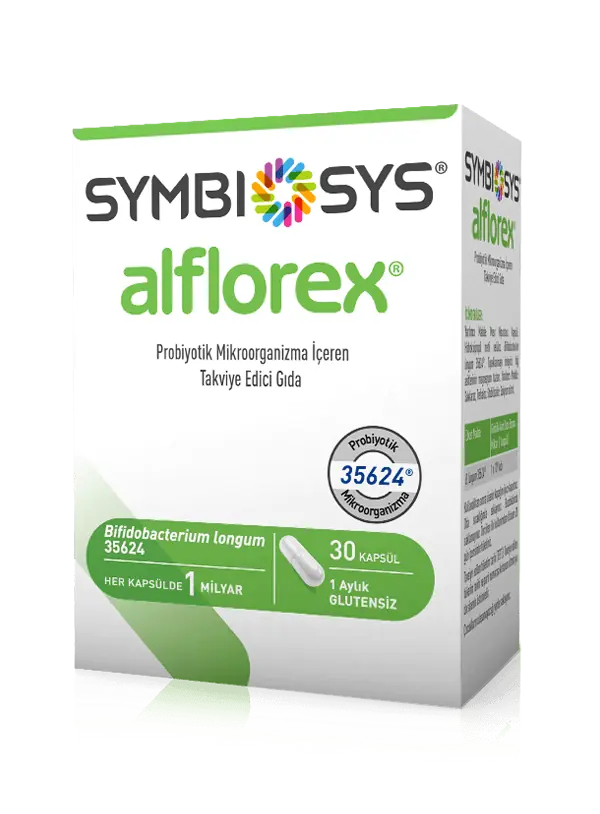 Biocodex Symbiosys Alflorex Kapsül Probiyotik Mikroorganizma Takviyesi 30 Kapsül ürün görseli