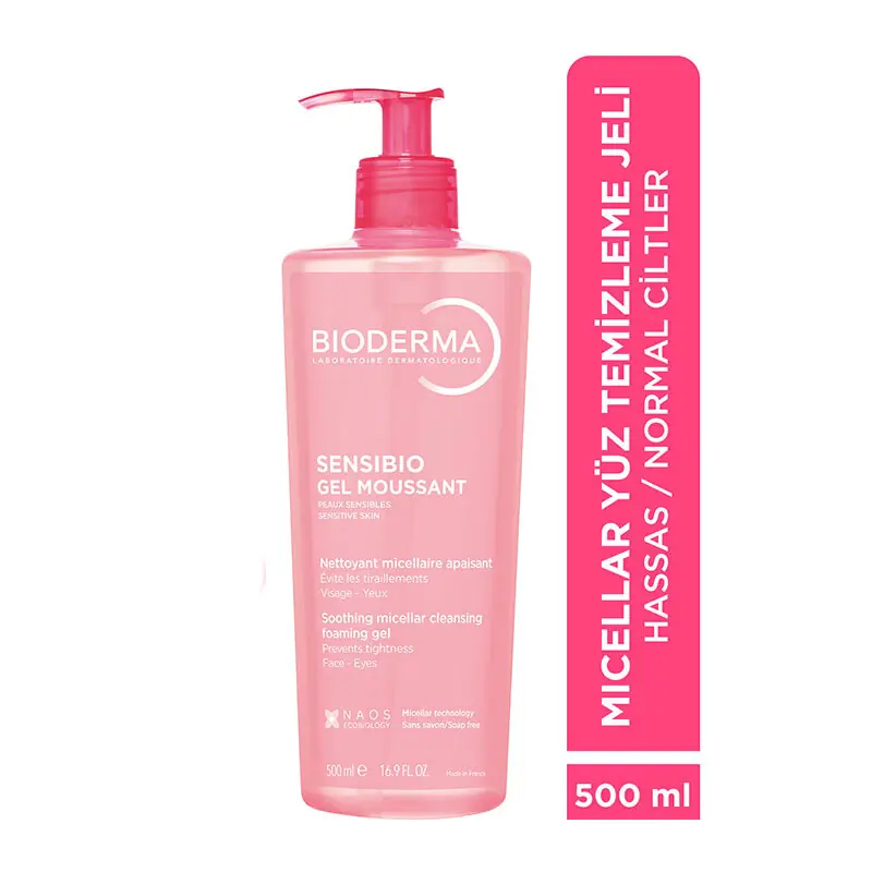 Bioderma Sensibio Gel Mousse 500 ml ürün görseli