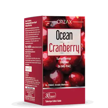Orzax Ocean Cranberry Turna Yemişi İdrar Yolu 30 Kapsül