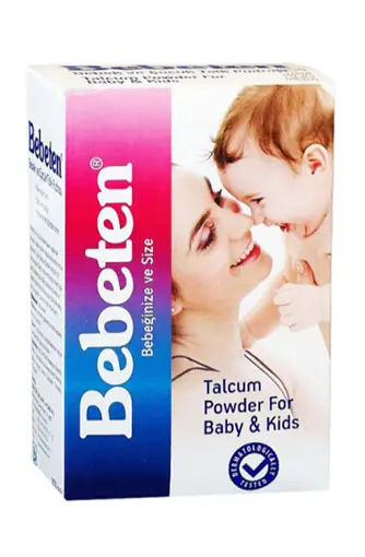 Bebeten Bebek Pudrası 4 Misli 100 gr ürün ambalajı