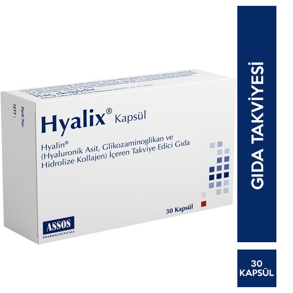Hyalix Kapsül Hiyalin İçeren Eklem ve Cilt Takviyesi 30 Kapsül
