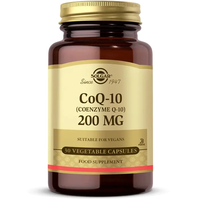 Solgar Koenzim Q10 200 mg Enerji ve Kalp Sağlığı 30 Kapsül