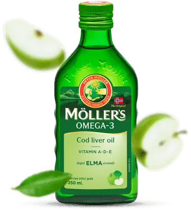 Möller's Omega 3 Balık Yağı Elma Aromalı 250 ml ürün görseli