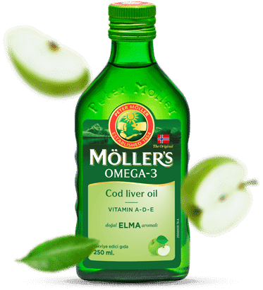 Möller's Omega 3 Balık Yağı Elma Aromalı 250ml