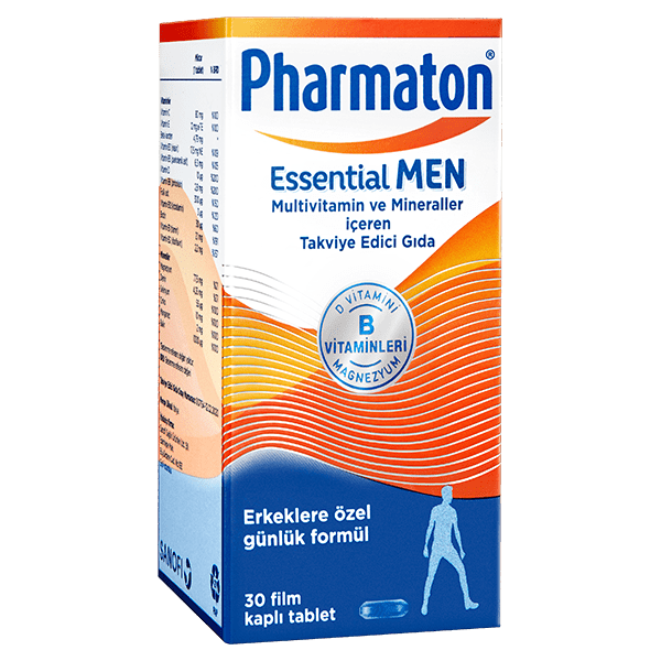 Pharmaton Essential Men Erkek Multivitamin Mineral 30 Tablet