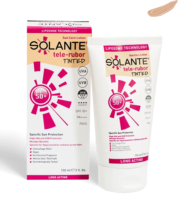 Solante Sun Tele-Rubor Tinted SPF 50+ Losyon ürün görseli