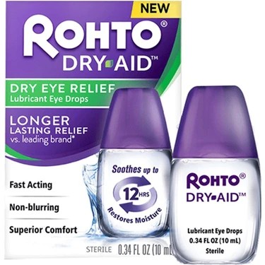 Rohto Dry Aid Göz Damlası Kuru Gözler İçin 10ml Şişe