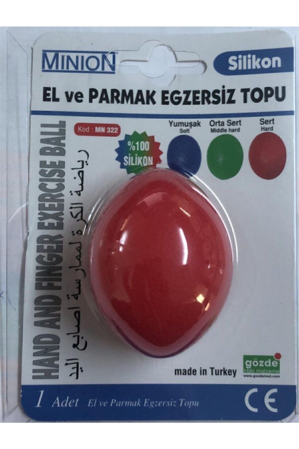 Minion Stres Topu Kırmızı Stresi Azaltıcı Oyuncak