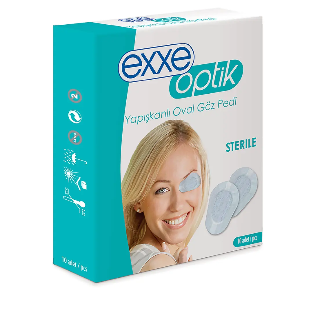 Exxe Göz Kapama Pedi Yetişkin 10 Adet ürün ambalajı