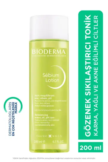 Bioderma Sebium Lotion Karma ve Yağlı Ciltler İçin Tonik 200 ml