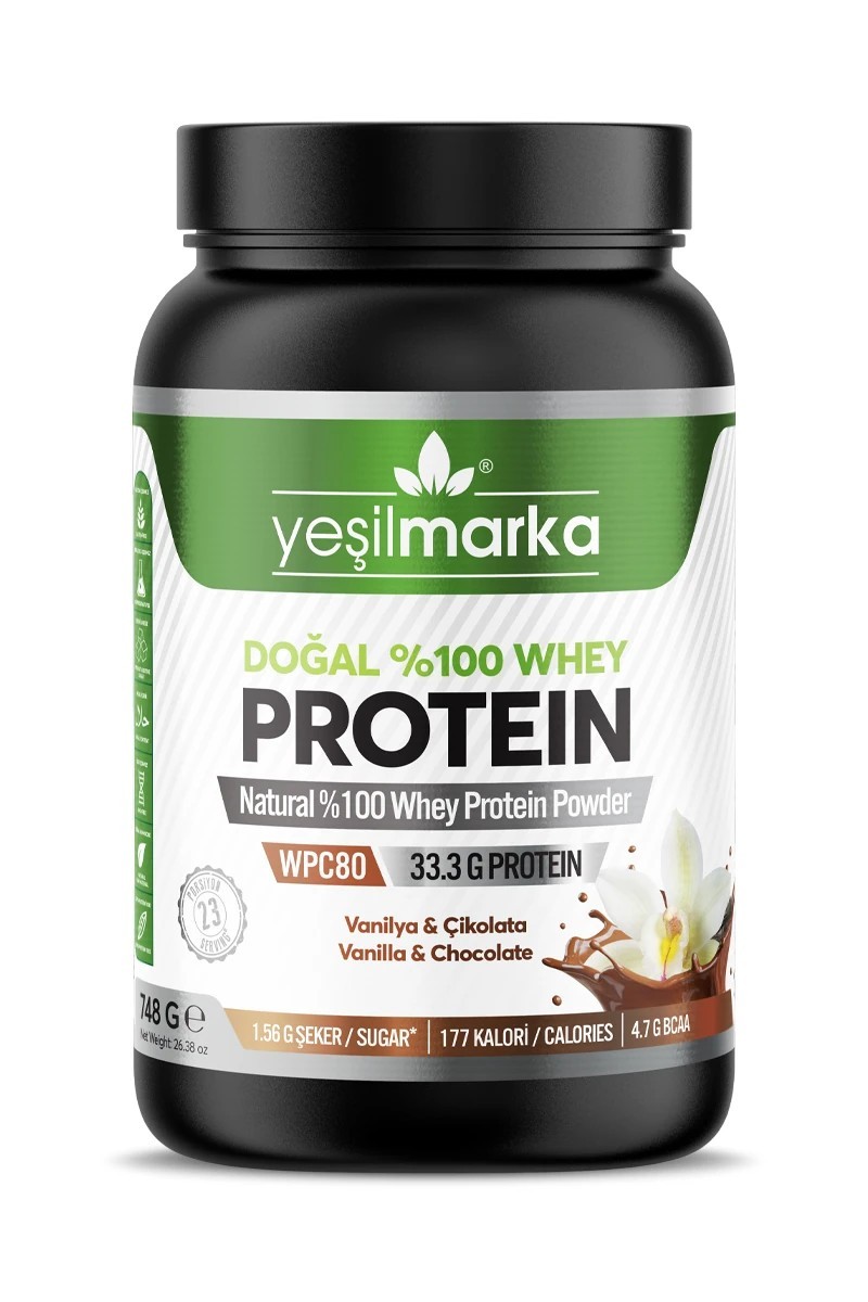Protein Tozu 748gr Whey Vanilya/Çikolata Aromalı