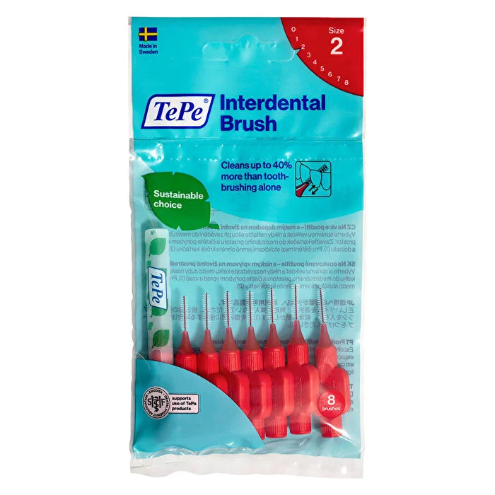 Tepe T103 Arayüz Fırça Kırmızı 0.5 mm 8 li