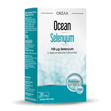 Orzax Ocean Selenyum 100 mcg Antioksidan Takviye 30 Tablet