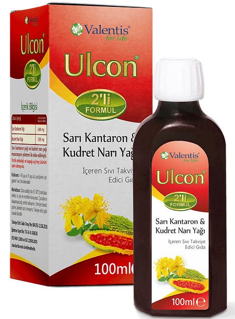 Ulcon Sarı Kantaron & Kudret Narı Yağı İçeren Sıvı Takviye Edici Gıda 100ML