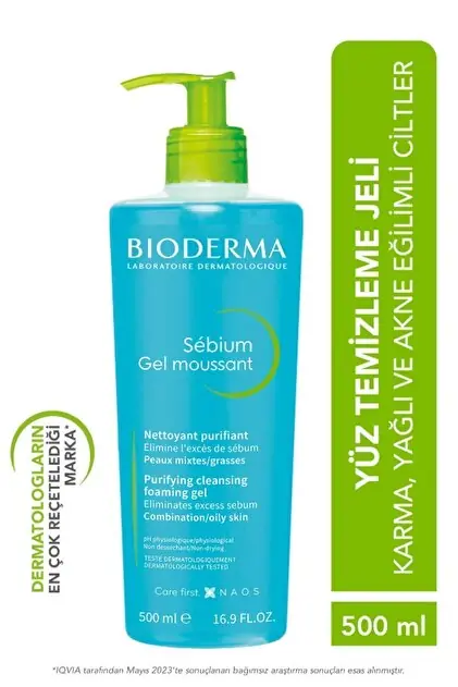 Bioderma Sebium Foaming Gel 500 ml ürün görseli