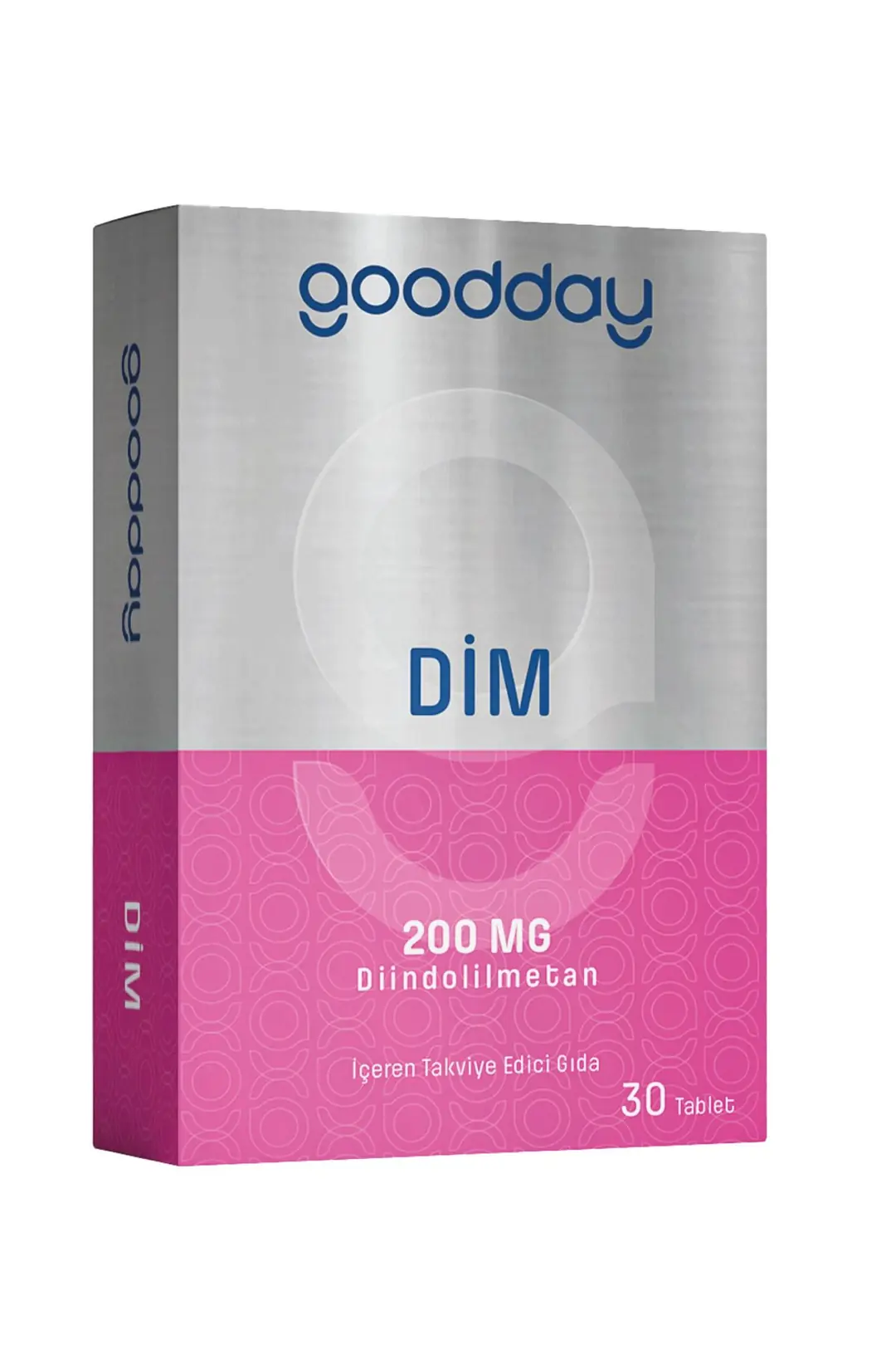 GoodDay DIM Tablet Diindolilmetan 30 Tablet kutu ve ambalaj