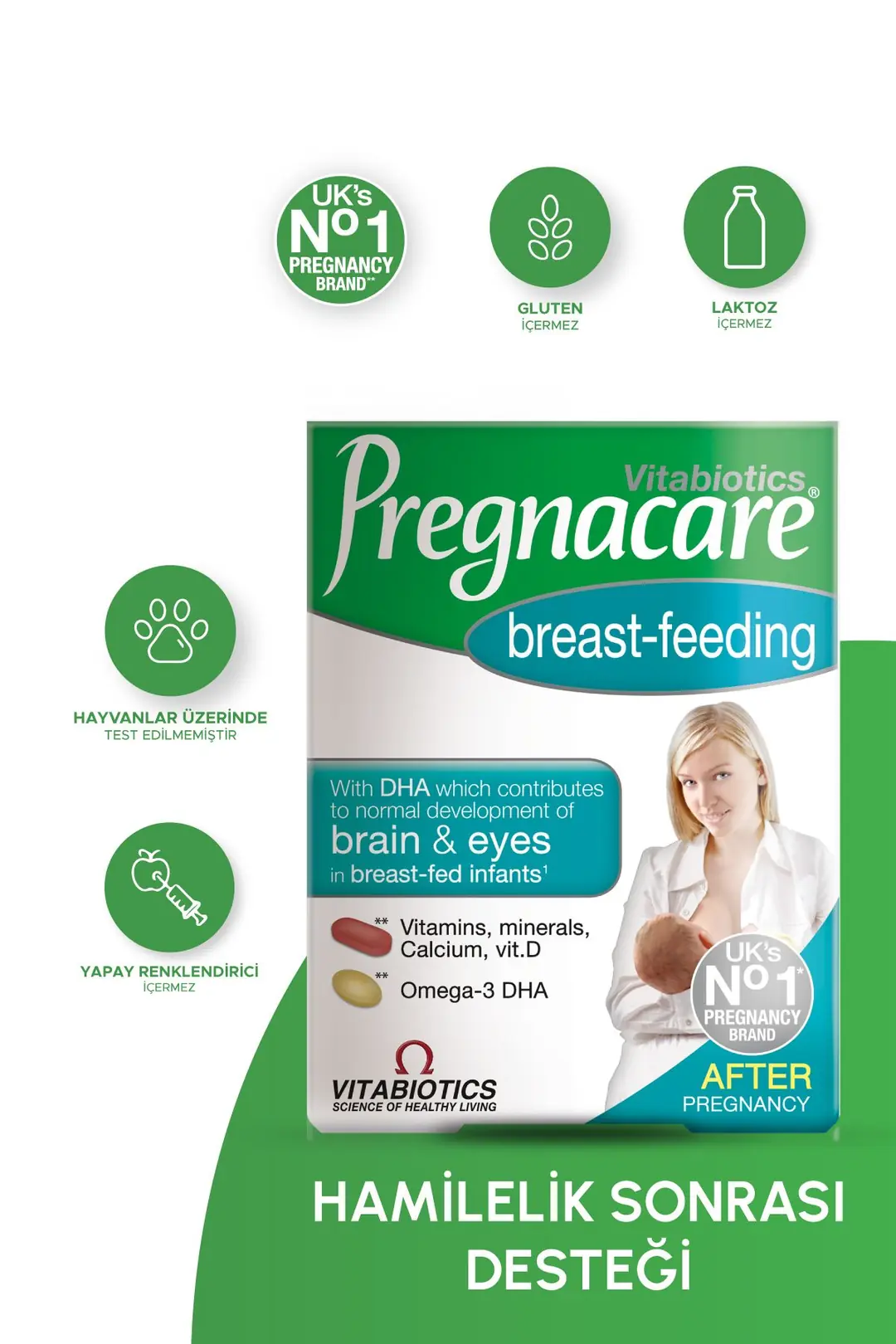 Vitabiotics Pregnacare Breast-Feeding Tablet + Kapsül ürün görseli