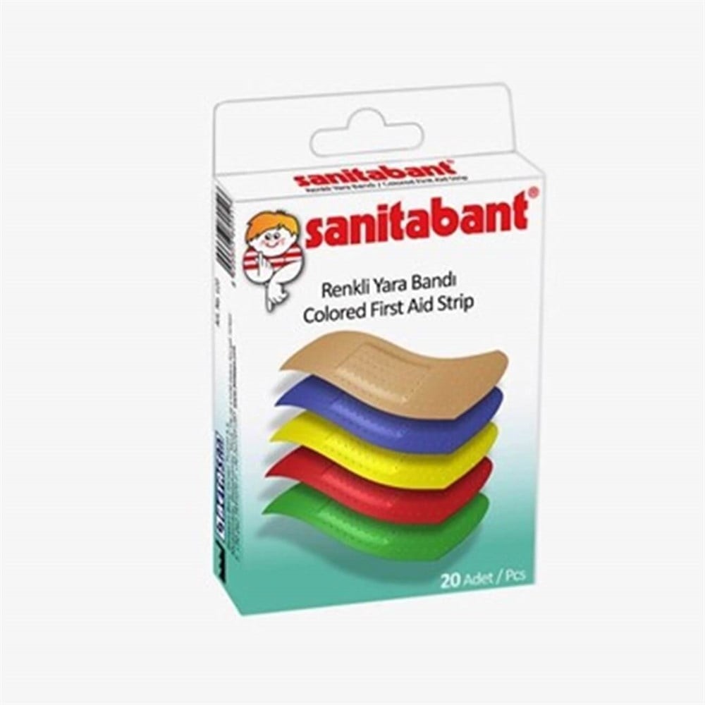 Sanita 620 Yara Bandı Renkli 20'li