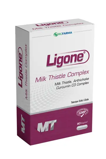Ligone Milk Thistle Complex Kapsül Devedikeni Enginar Karahindiba Zerdeçal Takviyesi 60 Kapsül