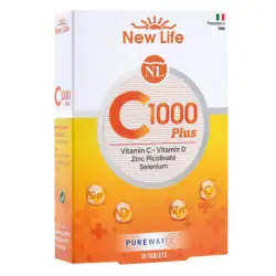 New Life C 1000 Plus D Vitamini, Çinko, Selenyum 30 Tablet