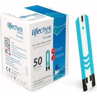 Lifechek Smart TD-4360 Kan Şekeri Ölçüm Stripi 50 Strip ürün görseli