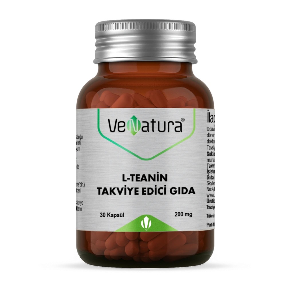 VeNatura L-Teanin 200 mg Rahatlama ve Odaklanma 30 Kapsül