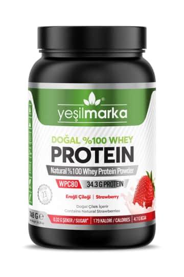 Yeşilmarka Whey Protein Tozu 748 g Ereğli Çileği