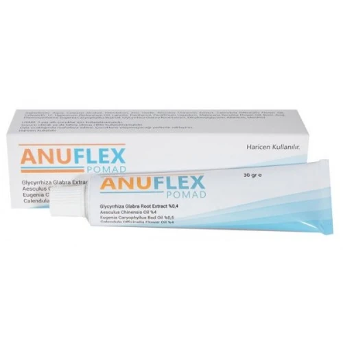 Anuflex Pomad Hemoroid ve Anal Rahatsızlıklar İçin 30 gr