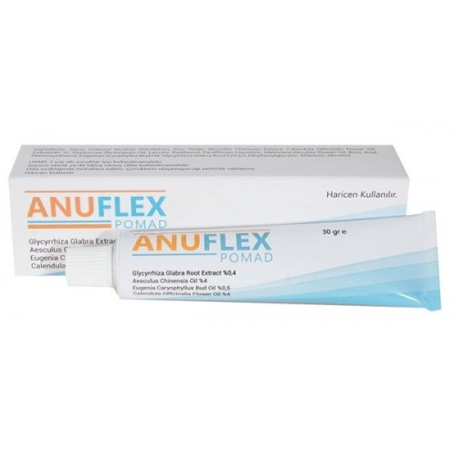 Anuflex Pomad Hemoroid ve Anal Rahatsızlıklar İçin 30 gr