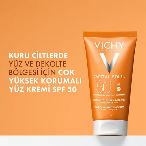 Vichy Capital Soleil Velvety SPF50 50 ml içerik ve bileşen bilgileri