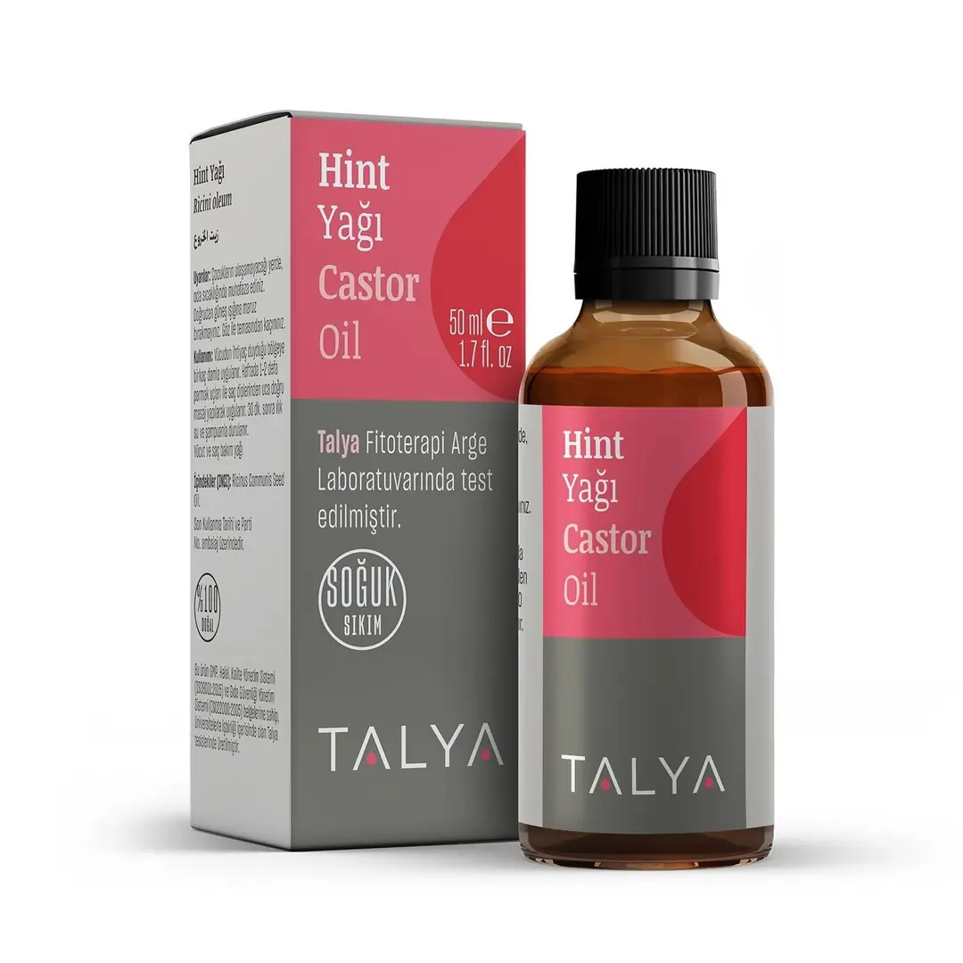Talya Hint Yağı 50 ml Saç ve Cilt Bakım ürün ambalajı