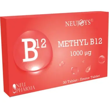 Neujooys Neujoys Methyl B12 Emme Tablet 30 Tablet kutu ve ambalaj