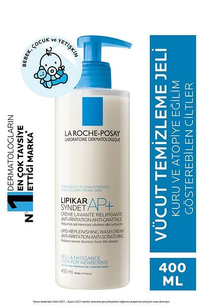 La Roche Posay Lipikar Syndet AP+ Temizleyici Jel 400 ml