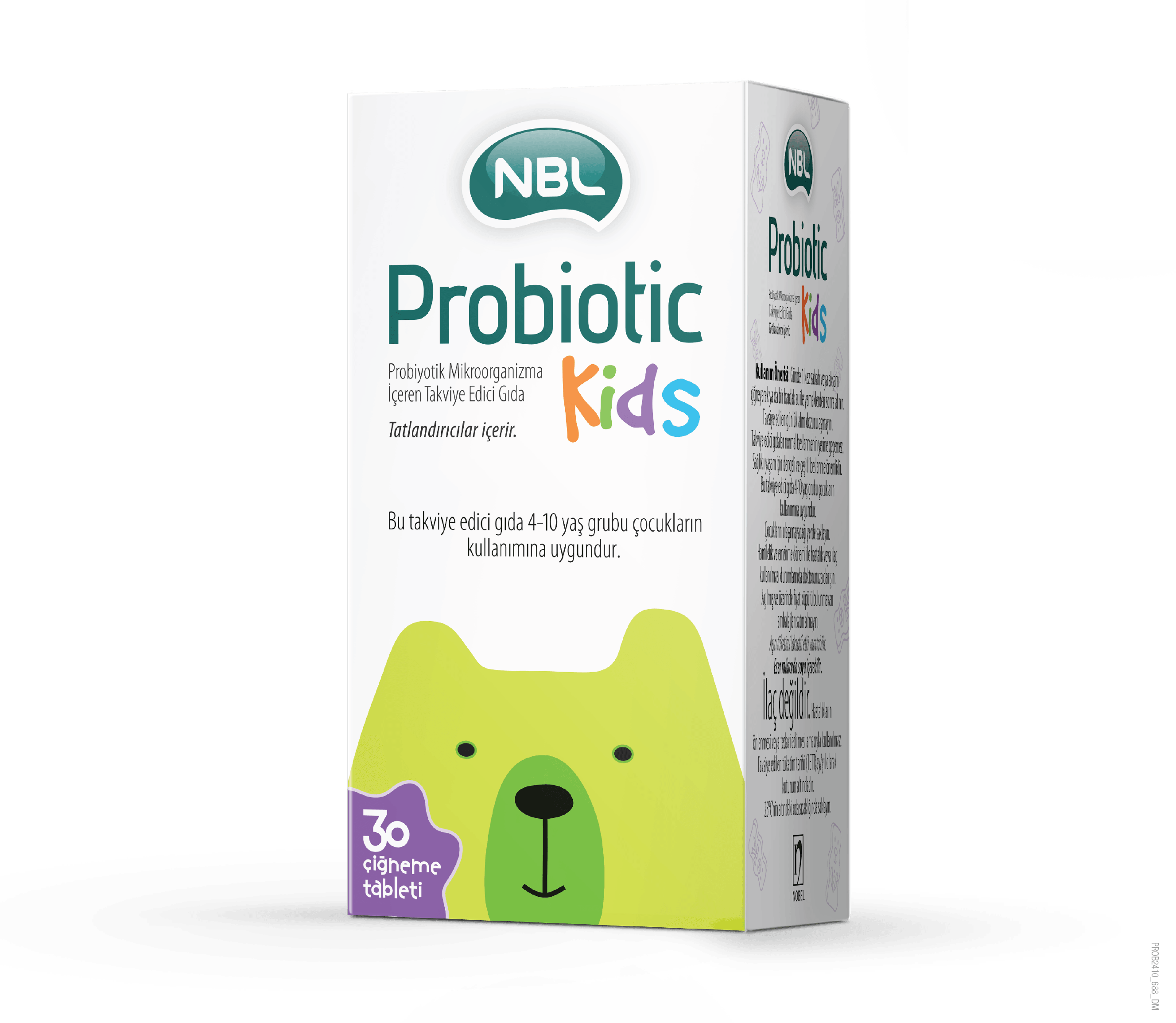 NBL Probiotic Kids Çocuk Probiyotik Takviyesi 30 Tablet