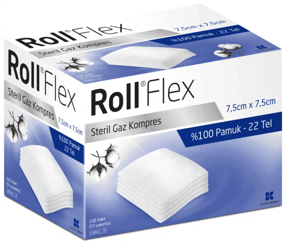 Rollflex Gaz Kompres 100 lü