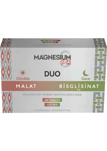GoodDay Magnesium Plus Duo Tablet Magnezyum Malat ve P5P 30+30 Tablet
