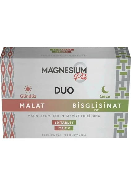 GoodDay Magnesium Plus Duo Tablet Magnezyum Malat ve P5P 30+30 Tablet