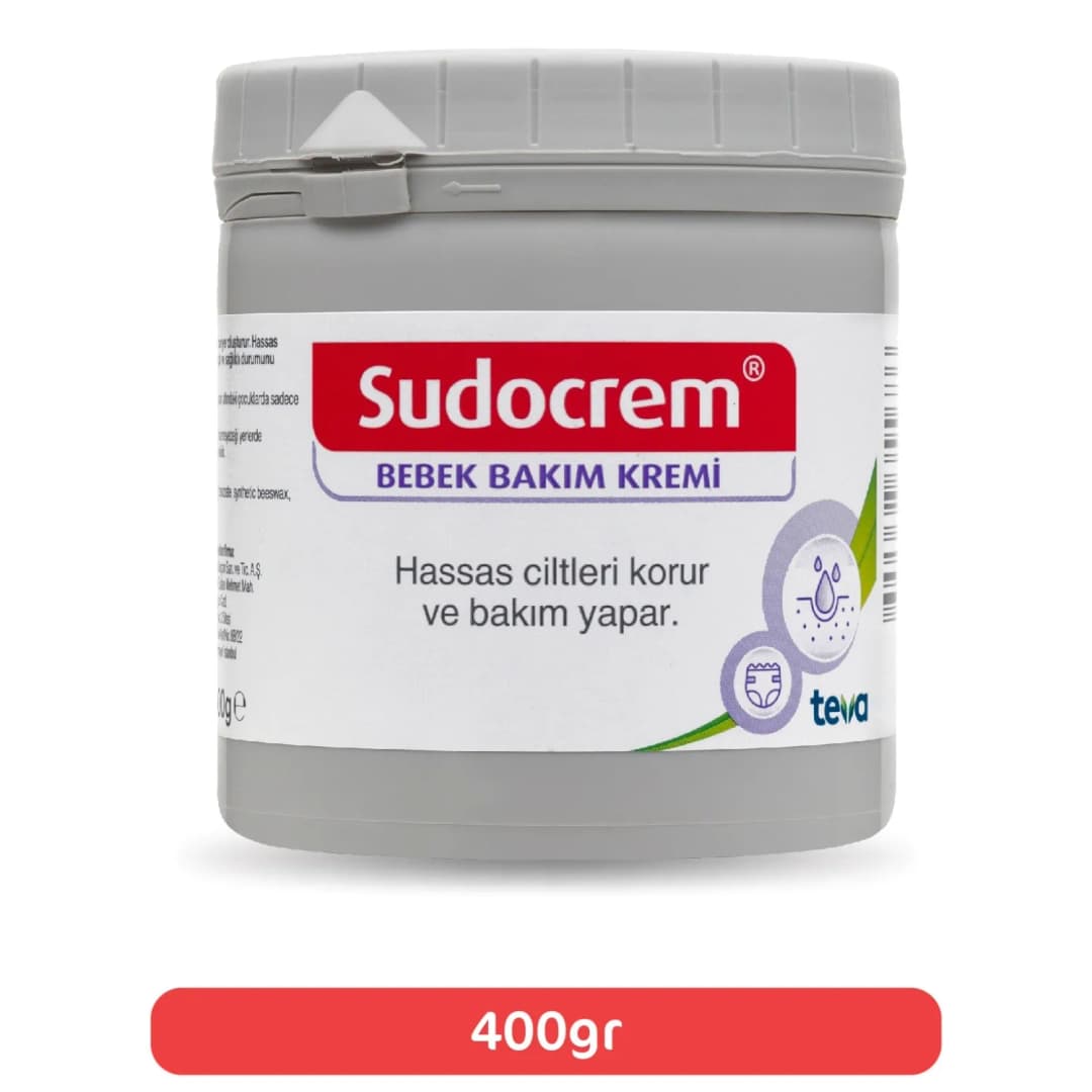 Sudocrem Bebek Bakım Kremi 400 gr ürün ambalajı